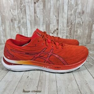Asics Men's Red Orange Running Shoes